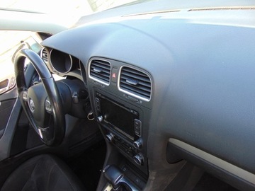 DESKA KOKPIT ROZDĚLOVAČE AIRBAG EVROPA VW GOLF VI