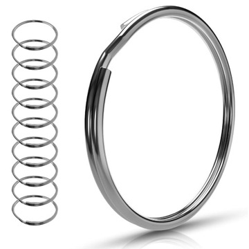 Brelok, breloczek, kółko, pierścień do kluczy 30mm / 10 szt.