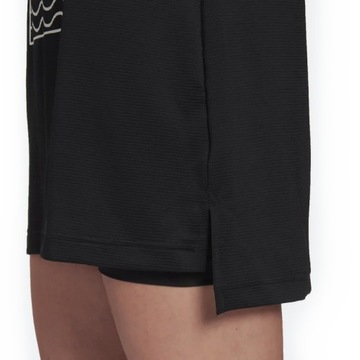 ADIDAS черное теннисное платье с шортами - XL