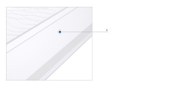 HR Foam 70x200 Наматрасник Bambo TOPE
