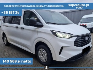 Ford Transit Custom II Van L1 2.0 EcoBlue  150KM 2026 Transit Custom Kombi M1 320 L2H1 Trend 2.0 150KM