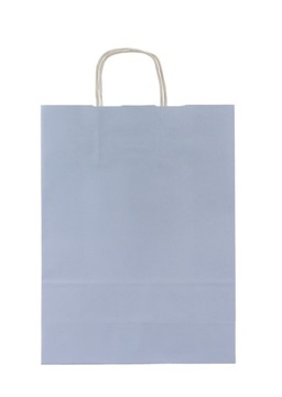 Torba torebka papierowa Niebieska 240x100x320 20sz