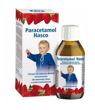 Paracetamol Hasco dla Dzieci 150g s.truskawka