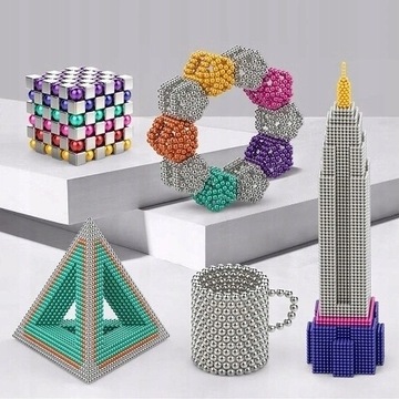 МАГНИТНЫЕ ШАРИКИ NEOCUBE 1000 ШТ 3ММ РАДУГА