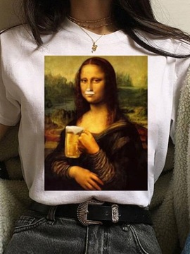 Y2k T-shirty Letnia moda koszulka damska Casual śm