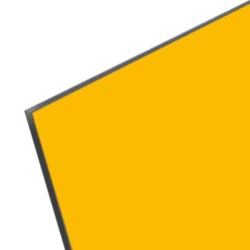 DIBOND Płyty kompozytowe 3mm żółty 100x100cm