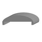 МЕБЕЛЬНАЯ КРОМКА мягкий ПВХ ПРОФИЛЬ C28 белый