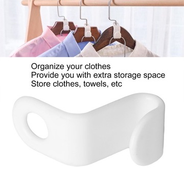 50 шт. Вешалки для одежды, компактные соединительные крючки MS