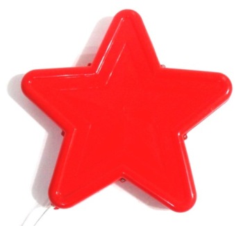 РОЖДЕСТВЕНСКИЙ ОРНАМЕНТ СВЕТОДИОДНОЙ ЗВЕЗДЫ 3 ЦВЕТА НА ВЫБОР