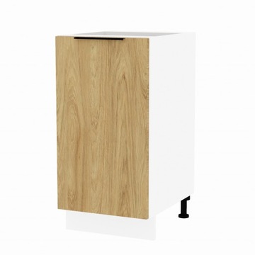 Szafka kuchenna jednodrzwiowa dolna stojąca dąb hikora 40 cm