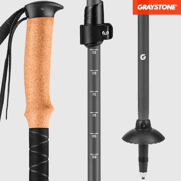 ТРЕККИНГОВЫЕ ПАЛКИ ПАЛКИ ДЛЯ Скандинавской ходьбы GREYSTONE G5