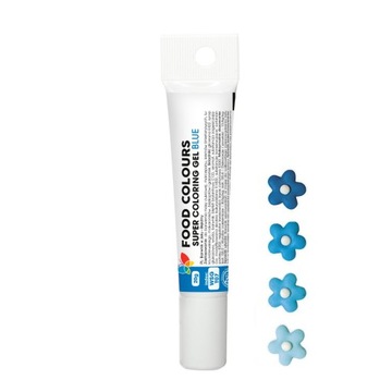 Barwnik spożywczy w żelu NIEBIESKI - BŁĘKITNY Food Colours, tubka 20 g
