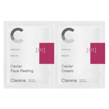 Clarena Caviar krem 3ml + Caviar peeling 3 ml