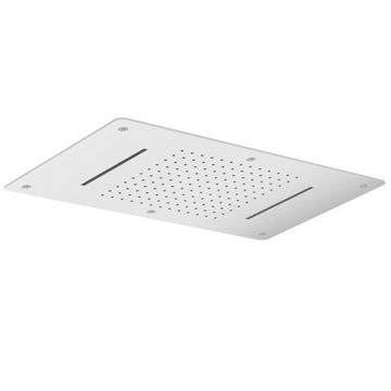 Sapho Deszczownia sufitowa kaskada 700x380mm stal