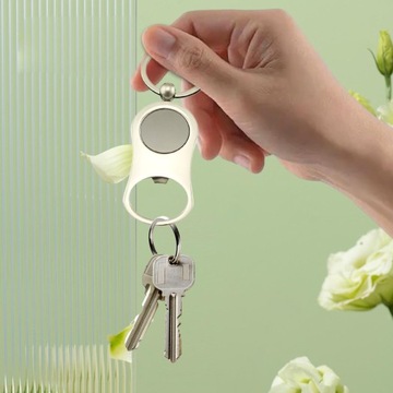 Брелок с открывалкой для бутылок, креативное подвесное украшение, портативный, 2,9 см x 6,6 см