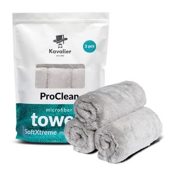 Profesjonalny ręcznik detailingowy z mikrofibry - 500 g/m² - 3 szt.