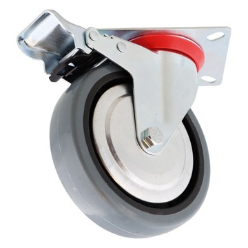 ZESTAW 4 KÓŁ KOŁA OBROTOWE HAMULEC 120mm 320KG