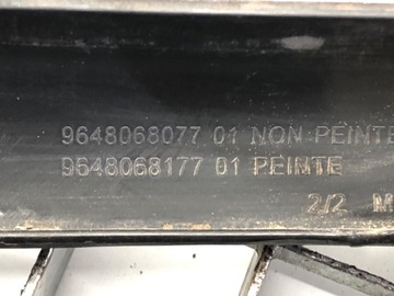 LIŠTA KRYT ZADNÍ PEUGEOT 206 HATCHBACK 98-12 9648068077
