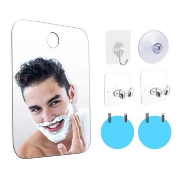 4xакриловое зеркало для бритья для душа