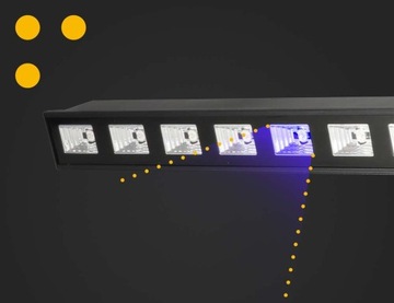 Лента УФ УЛЬТРАФИОЛЕТОВАЯ BeamZ 91 CM LED 18X 3W