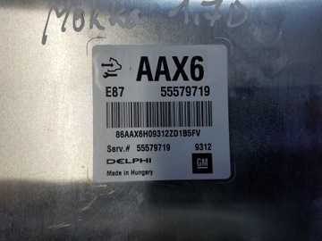 JEDNOTKA MOTORU OPEL MOKKA A 1.7 CDTI 55579719