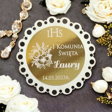 Магнит 10шт зеркальные магниты подарок на первое причастие спасибо персонализация