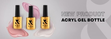 F.O.X. akrylowy żel przedłużający w butelce ACRYL GEL UV 14ml MIX kolor