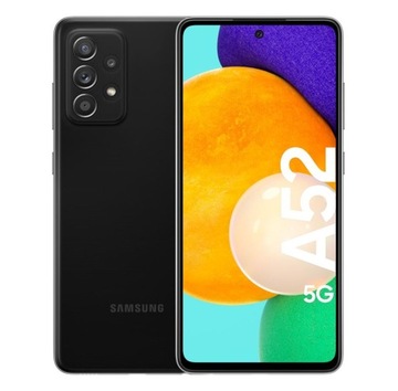 Samsung Galaxy A52 5G SM-A526B 6/128 Black Czarny + Gratisy