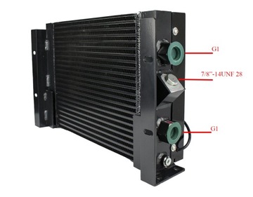 Охладитель гидравлического масла 150 л/мин, 12 В постоянного тока