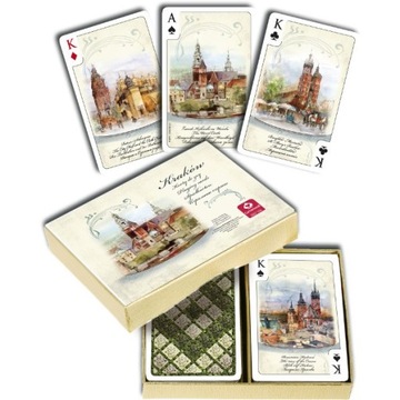 CARTAMUNDI Karty Kraków Akwarele 2 x 55 listków