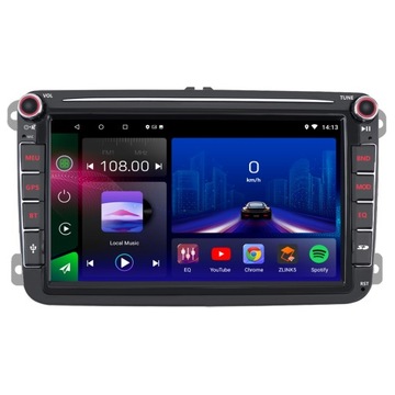 РАДИО МОНИТОР ANDROID AUTO APPLE CARPLAY 2 КАМЕРЫ