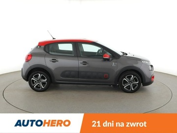Citroen C3 III Hatchback 1.2 PureTech 82KM 2019 Citroen C3 Niski przebieg Navi Czujniki parkowania, zdjęcie 8