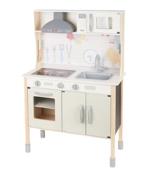 Drewniana kuchnia dla dzieci Mini Matters 70 x 30,5 x 103,5 cm