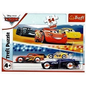 AUTA CARS PUZZLE MINI 54 ELEMENTY TREFL 4+