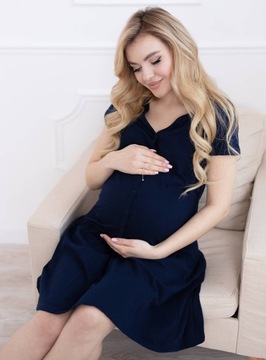 FORMOMMY KOSZULA CIĄŻOWA DO KARMIENIA FALBANKA XL