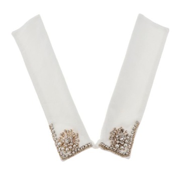 Женское съемное колье с лацканами, белое