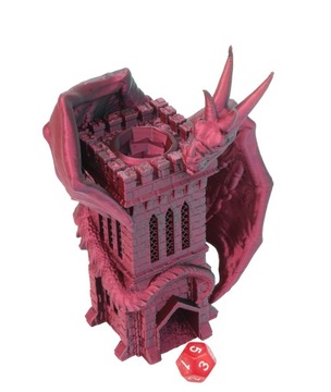 Дракон на башне - маленькая башня для игры в кости - Fates End Wyvern Tiny Towers Dice Tower