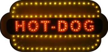 tablica LED szyld panel reklama HOT-DOG