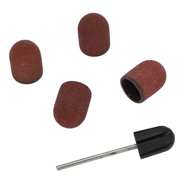 50x KAPTURKI ŚCIERNE DO PEDICURE NAKŁADKI #120 2x NOŚNIK