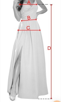 Numoco sukienka wieczorowa rozkloszowana 299-10 rozmiar S