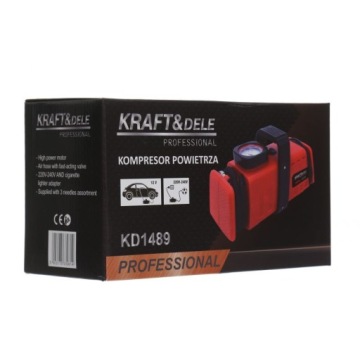 Автомобильный компрессор 12/230В Kraft&Dele