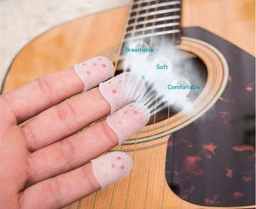 Силиконовые кончики пальцев 5 шт. для игры на гитаре