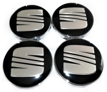 Dekielek SEAT ZAŚLEPKI KOŁPACZKI 60 mm SEAT ZNACZKI 60mm/56mm