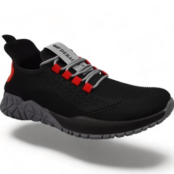 Мужская спортивная обувь Adidas Легкие черные удобные весенние кроссовки