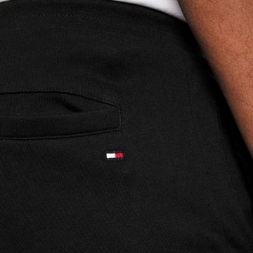 Tommy Hilfiger spodnie dresowe męskie MW0MW17384 czarny rozmiar S