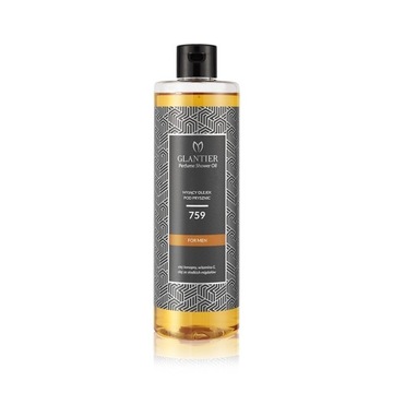 Myjący olejek pod prysznic dla mężczyzn Glantier 759 - 400 ml