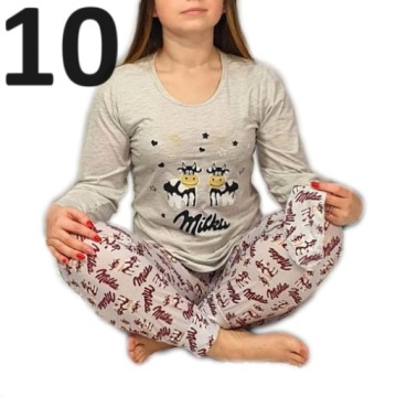 ПИЖАМА ЖЕНСКАЯ, хлопок, РАЗНЫЕ УЗОРЫ - XXXL - 3XL