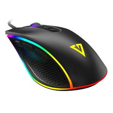 USB -подсветка мыши RGB Wired Modecom Volcano Veles Black