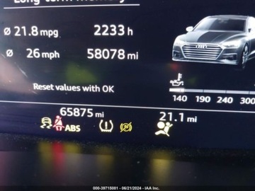 Audi A7 C8 2019 Audi A7 Sportback 2019r, Premium, 3.0L, Quattro 3.0 Benzyna 335KM, zdjęcie 10