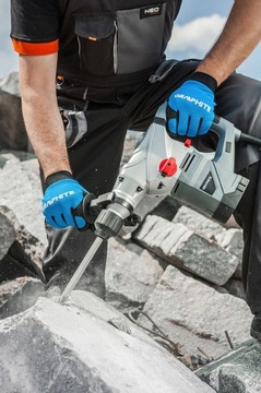 Ударный молоток из графита SDS+ 1500 Вт 58G862 4,5J АКСЕССУАРЫ В КОРПУСЕ БУЛОРА